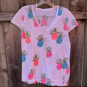 Merona Pineapple Tee sz. S